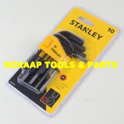 Sleutelgereedschap - Stiftsleutelset - inbussleutel zeskant 1,5 - 10 mm 10-delig in cassette | 0-69-253